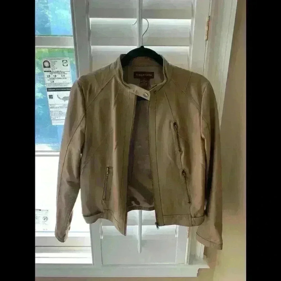 Bagatelle Brown leather jacket. - Picture 3 of 10